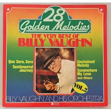 ABC Records Billy Vaughn And His Orchestr 28 Golden Melodies Vol.2 The Very Best Of Billy Vaughn Double Lp Plak (Orjinal Alman Baskı)