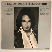 MCA Neil Diamond His 12 Greatest Hits Lp Plak (Orjinal 1974 Alman Baskı)