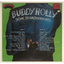 Arcade Buddy Holly Seine 20 Grössten Hits Lp Plak (Orjinal 1977 Alman Baskı)