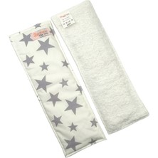 Bezhane 7 Katlı Yıkanabilir Bebek Pedi Gri Yıldızlı 1 Numara