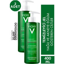 La Roche-Posay Vichy Normaderm Phytosolution Arındırıcı Temizleme Jeli 400 ml 2 Adet