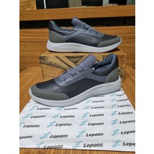 Abin Store Lepons Suni Deri Günlük Spor Ayakkabı Kışlık Ve Mevsimlik 45-46-47 Numara Büyük Boy Aqua Ayakkabı Sneaker