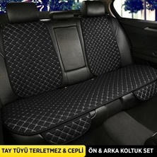 Mısırlı Grup Mısırlıgrup Tay Tüyü Cepli & Terletmez Kumaş Sırtlı Oto Koltuk Minder Seti - Koltuk Koruma Kılıfı (3'lü Set)