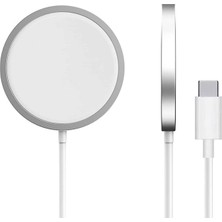 Ledoren Kablosuz Şarj Cihazı 20W Magsafe Charger 1 Metre Kablo Ios 8/x/11/12/13/14/15 Uyumlu