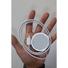 Ledoren Kablosuz Şarj Cihazı 20W Magsafe Charger 1 Metre Kablo Ios 8/x/11/12/13/14/15 Uyumlu