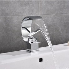 OEM Banyo Lavabo Bataryası Krom Şelale Yeni Model 5 Yıl Garantili