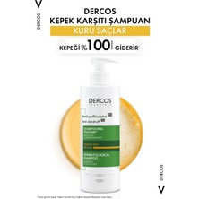 Vichy Dercos Anti-Dandruff Şampuan Kuru Saçlar Için Kepek Karşıtı 390 ml 2 Adet