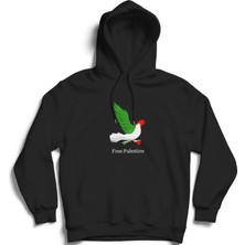 The Fame Free Palestine, Özgür Filistin, Dove, Güvercin Kapüşonlu Sweatshirt Hoodie