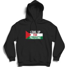 The Fame Stand Up For Palestine, Filistin Için Ayağa Kalk, Kapüşonlu Sweatshirt Hoodie