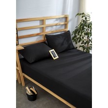 Aztex Tek Kişilik ve Çift Kişilik Çarşaf Takımları Düz Renkli Lastikli Çarşaf