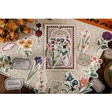 Sf Scrapbook 20 Adet Scrapbook Vintage Sticker Set, Scrapbooking