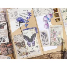 Sf Scrapbook 60 Sayfa Mini Scrapbook, Scrapbooking Kitabı Vintage Journal Bullet Vintage