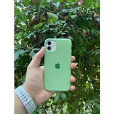 Meri Case Apple iPhone 11 Uyumlu Logolu Içi Kadife Lansman Kılıf Arka Kapak