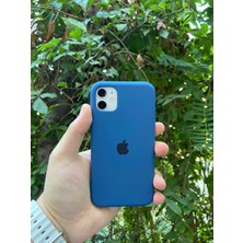 Meri Case Apple iPhone 11 Uyumlu Logolu Içi Kadife Lansman Kılıf Arka Kapak