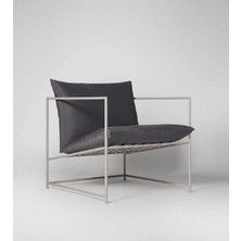 Modern Sillones Portatif Puf Berjer Ev Ofis Cafe Tekli Koltuk