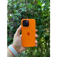 Meri Case Apple iPhone 14 Pro Uyumlu Logolu Içi Kadife Lansman Kılıf Arka Kapak