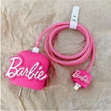 HappyCase Barbie Şarj Başlık Kablo Koruyucu ve Spiral Kablo Koruyucu