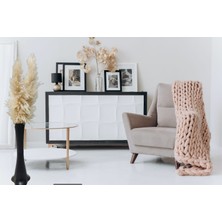 Cennet Home Fil Ayağı Mika Vazo 60 Cm
