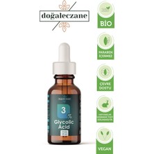 Doğal Eczane Kazayağı Karşıtı Glikolik Asit %3 - Glikolik Asit Peelingi 30 ml