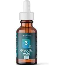 Doğal Eczane Kazayağı Karşıtı Glikolik Asit %3 - Glikolik Asit Peelingi 30 ml