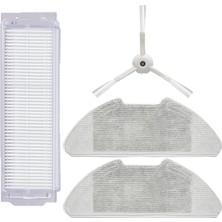 Srfn Ticaret Xiaomi Vacuum Mop 2 Pro (MJST1SHW) Uyumlu 4 Parça Filtre Fırça Seti