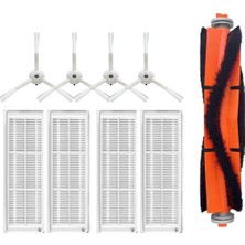Srfn Ticaret Xiaomi Mop 2 Pro (Beyaz) MJST1SHW Uyumlu Yedek Mopsuz Fırça Hepa Filtre Seti - 9 Parça