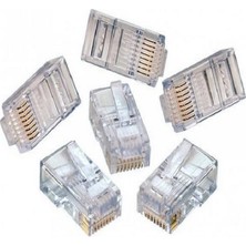 Speeduf 4220 RJ45 Jack CAT5E Internet Kablo Konnektör Jak (100 Adet)