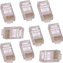 Speeduf 4220 RJ45 Jack CAT5E Internet Kablo Konnektör Jak (100 Adet)