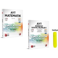 3D Yayınları AYT Eşit Ağırlık Matematik Edebiyat Coğrafya Simülasyon Deneme Seti