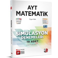 3D Yayınları AYT Eşit Ağırlık Matematik Edebiyat Coğrafya Simülasyon Deneme Seti