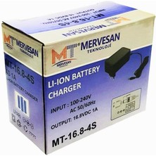 Mervesan 16.8Volt 4s 1Amper Li-Ion Batarya Şarj Cihazı