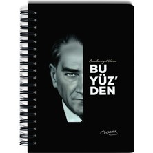 Hrs A5 Kalın Kapak Atatürk Çizgili Defter