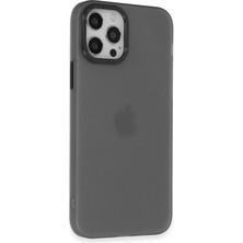 Dijimedia Apple iPhone 12 Pro Kılıf Modos Metal Kapak - Siyah