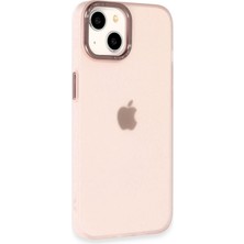 Dijimedia Apple iPhone 14 Kılıf Modos Metal Kapak - Pembe