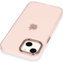 Dijimedia Apple iPhone 14 Kılıf Modos Metal Kapak - Pembe