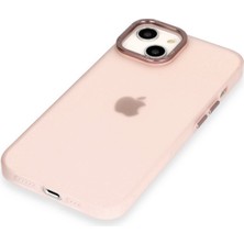 Dijimedia Apple iPhone 14 Kılıf Modos Metal Kapak - Pembe