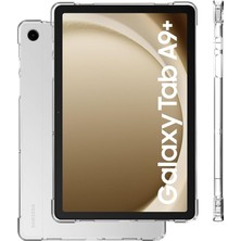 MTK Moveteck Samsung Galaxy Tab A9+ / Tab A9 Plus 11 Inç Tablet Uyumlu Silikon Kılıf Yumuşak Darbeye Dayanıklı Koruyucu Kapak Anti-Parmak Izi SM-X210