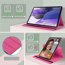 Ukscase Samsung Galaxy Tab S7 Fe / S8 Plus / S7 Plus 5g Case 12.4 Inch Uyumlu 360° Dönebilen Standlı Pu Deri Kılıf