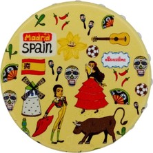 Dünyadan Hediyeler Ispanya Temalı Magnet Kapak Açacak