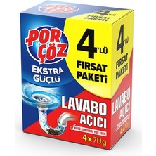 EVOSED Porçöz Lavabo Açıcı Granül 4x50 gr x 2 Adet