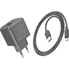 Ason Plus Hoco CS11A USB Port + USB To Type-C Şarj Kablosu ve Adaptörü Seti