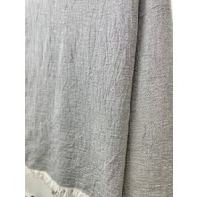 Kurular Tekstil Tek Renk Pamuklu Peştemal-Gri