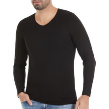 Yıldız Çamaşır Yıldız Erkek Bambu Uzunkol V Yaka T-Shirt Q485