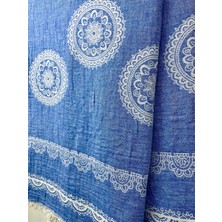 Kurular Tekstil Jakarlı Pamuklu Peştemal
