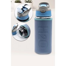 Tohana Deri Kılıflı Pipetli Cam Matara - 500 ML-H2O87152