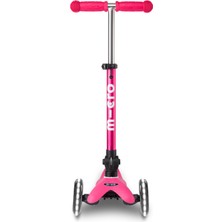 Micro Scooter Mini Micro Deluxe Foldable LED Pink MMD197