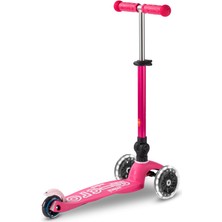 Micro Scooter Mini Micro Deluxe Foldable LED Pink MMD197