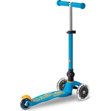 Micro Scooter Mini Micro Deluxe Foldable LED Ocean Blue MMD200