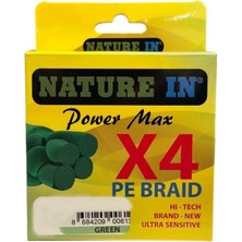 Nature In Power Max 4x Pe Braid 150M Green M