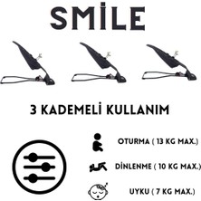 Mamma Smile Cotton Sallanır Üç Kademeli Ana Kucağı ( Oyuncak Aparatı ve Seyahat Çantası )